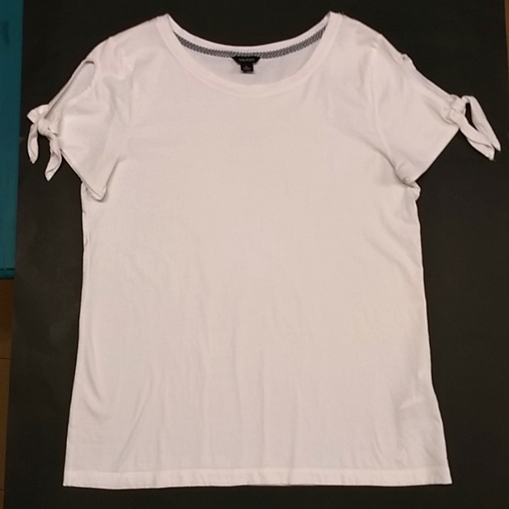 Nautica Peek A Boo Shoulder Tee
